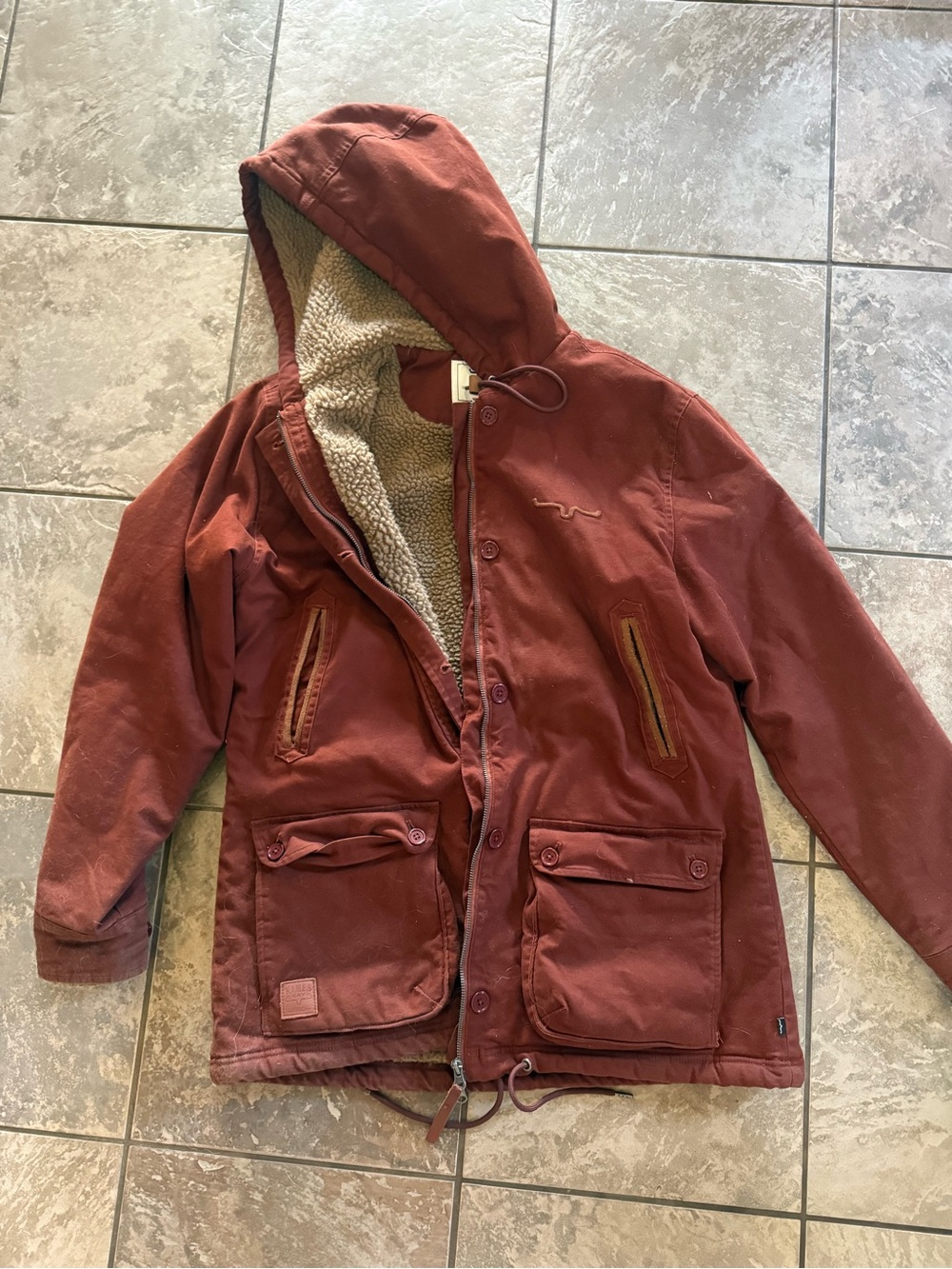 Women’s Kimes Sherpa-Lined Jacket - Rustic Red